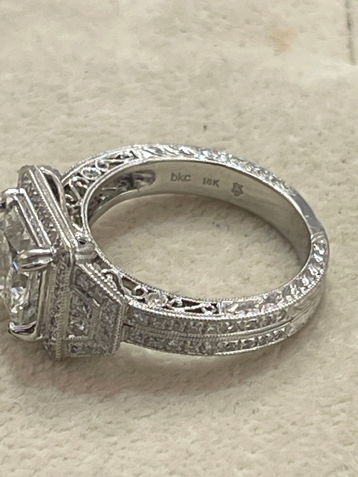 2 carat Radiant Ring