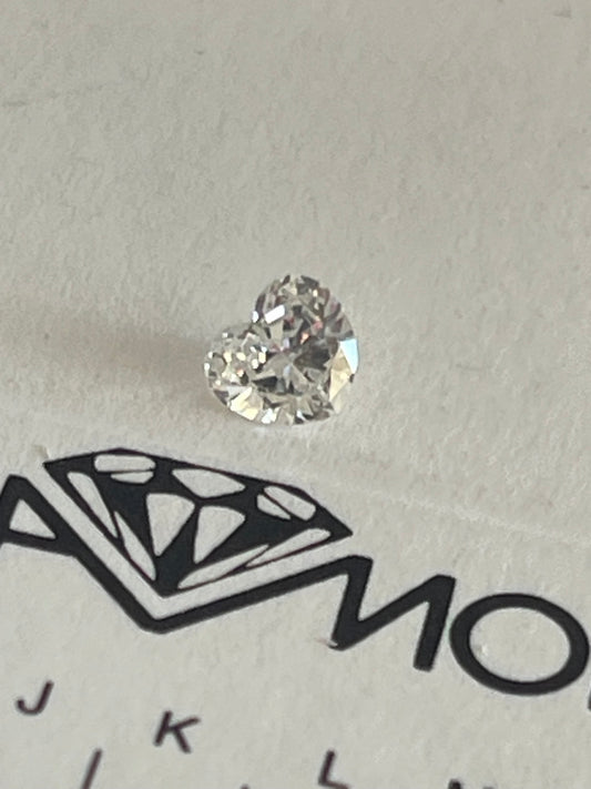 0.27 carat Heart shaped Diamond
