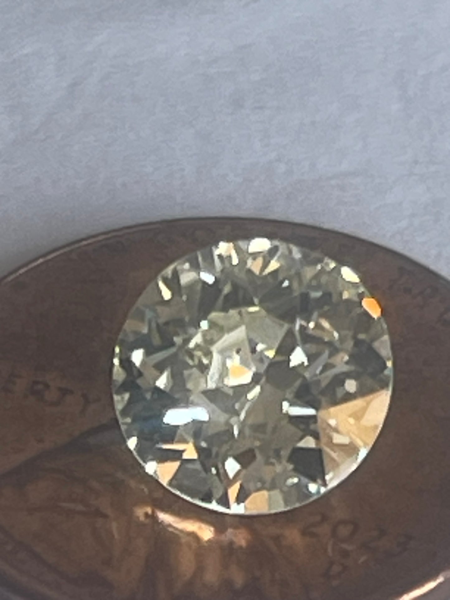 1.90ct Old European cut diamond very unique