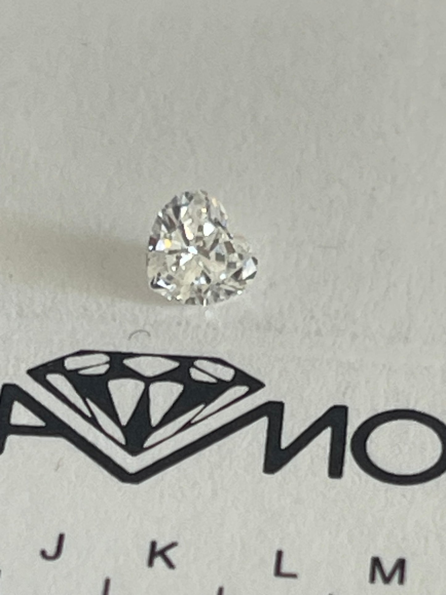 0.27 carat Heart shaped Diamond