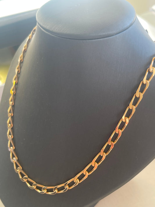 14k Gold Soiled link chain